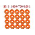 Tarot M3.0 600/700/800 塑膠機身墊片 <font color=red>(橘色20顆裝)</font>