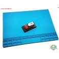 超軟 340*250mm 隔熱墊/橡膠墊/工作桌墊(淺藍)